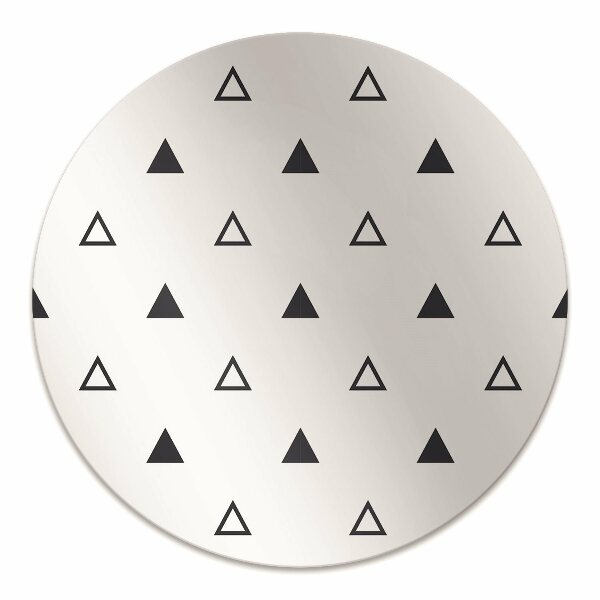 Tapis de chaise de bureau Triangles