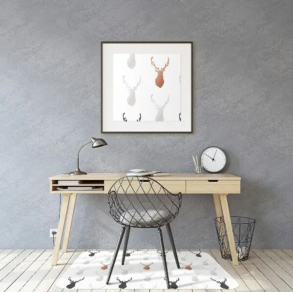 Tapis bureau Tête de cerf