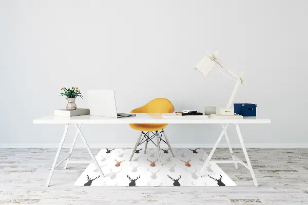 Tapis bureau Tête de cerf