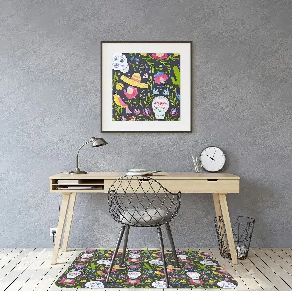 Tapis protection sol Motifs mexicains