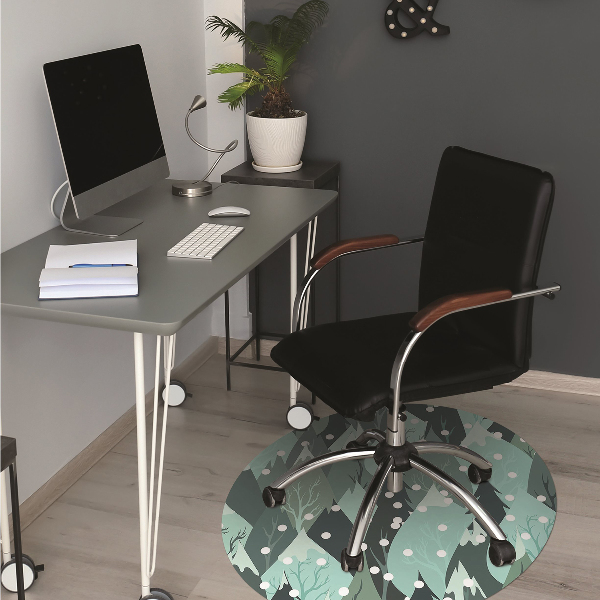 Tapis bureau Montagnes glacières