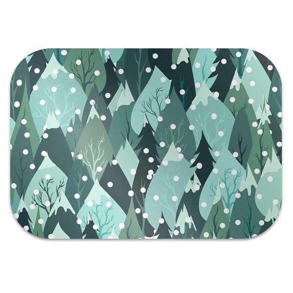 Tapis bureau Montagnes glacières