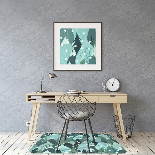 Tapis bureau Montagnes glacières