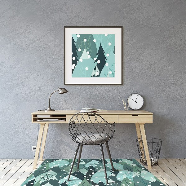 Tapis bureau Montagnes glacières