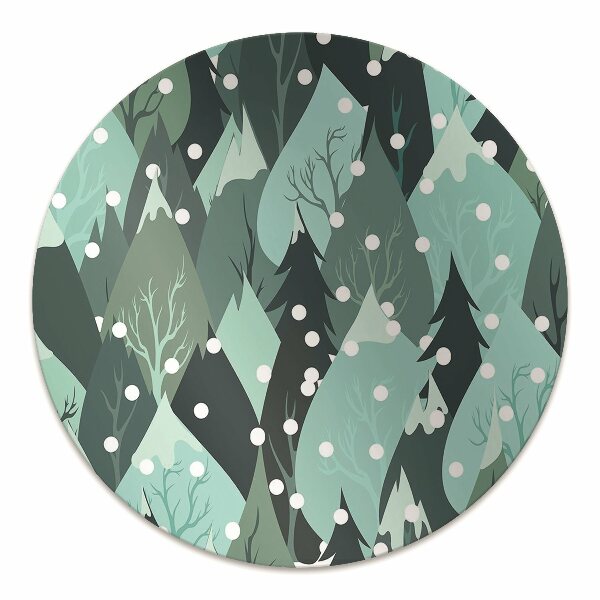 Tapis bureau Montagnes glacières