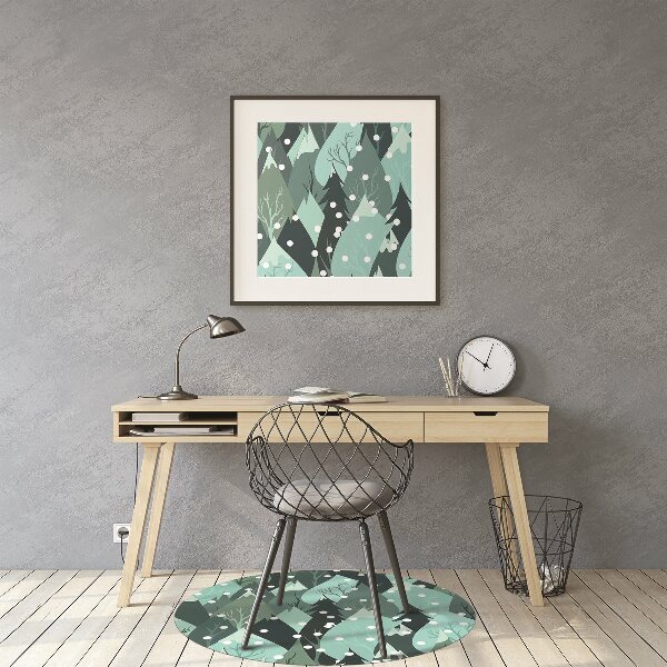 Tapis bureau Montagnes glacières