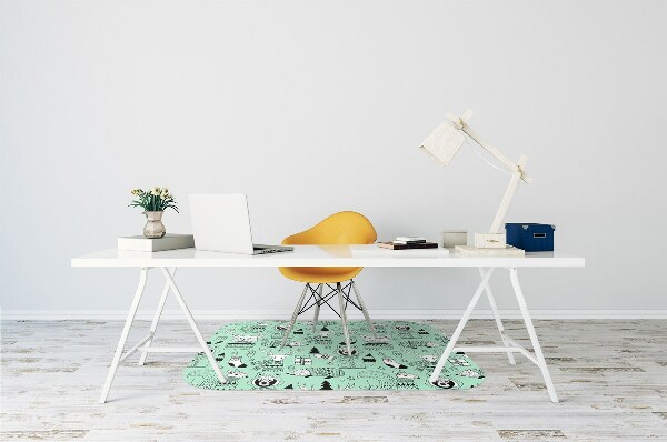 Tapis fauteuil bureau do biura Zoo scandinave