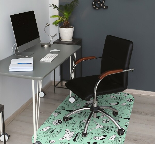 Tapis fauteuil bureau do biura Zoo scandinave