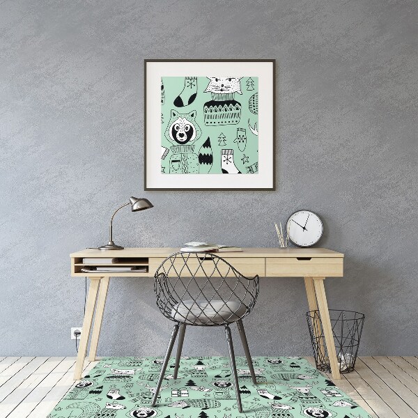 Tapis fauteuil bureau do biura Zoo scandinave