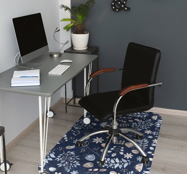Tapis de chaise Feuilles scandinaves
