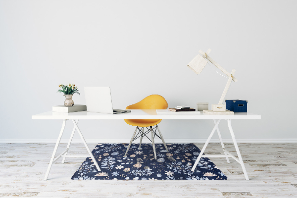 Tapis de chaise Feuilles scandinaves