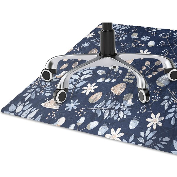 Tapis de chaise Feuilles scandinaves