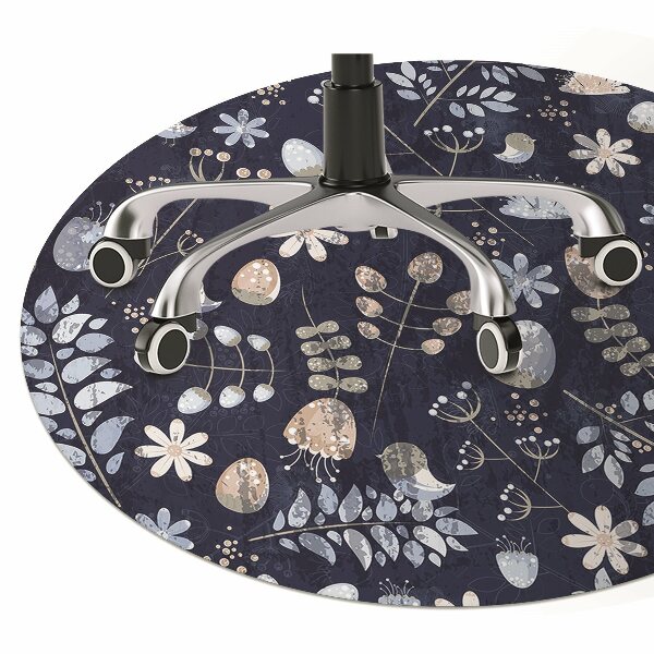 Tapis de chaise Feuilles scandinaves