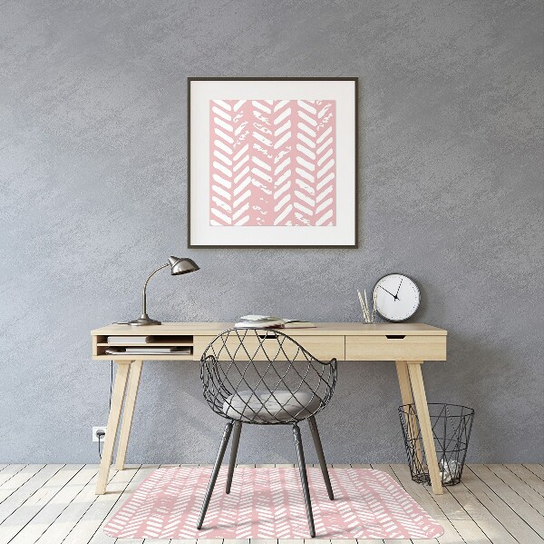 Tapis pour chaise de bureau Chodèle rose