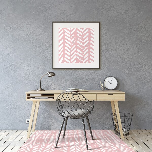 Tapis pour chaise de bureau Chodèle rose