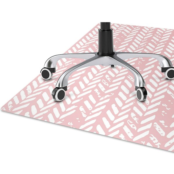 Tapis pour chaise de bureau Chodèle rose