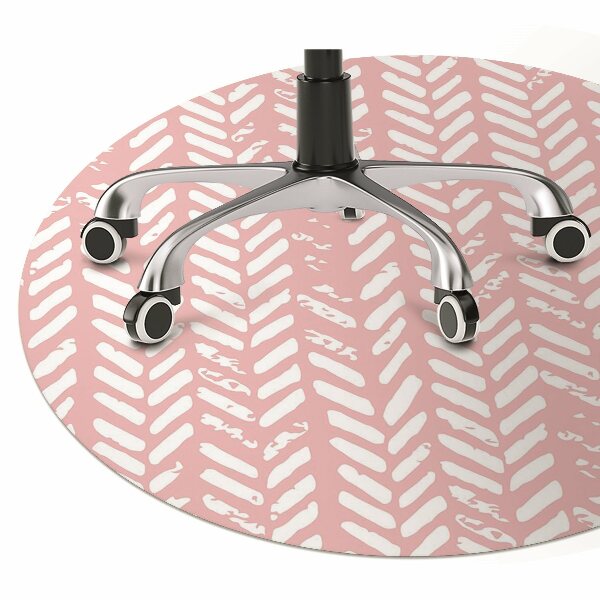 Tapis pour chaise de bureau Chodèle rose