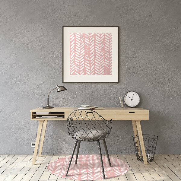 Tapis pour chaise de bureau Chodèle rose