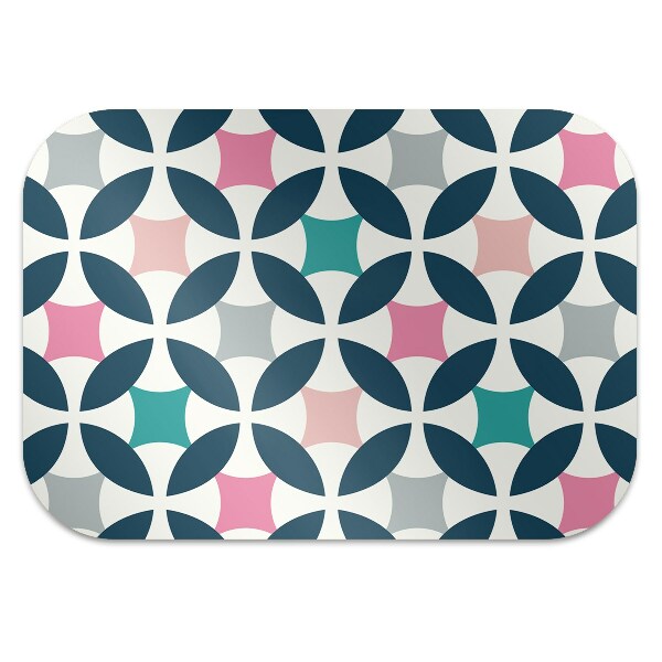 Tapis de chaise Modèle rétro pastel