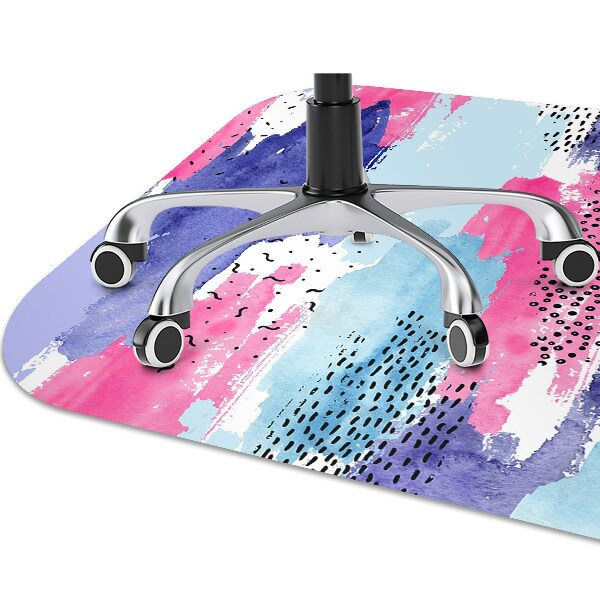 Tapis protection sol Aquarelle d'abstraction