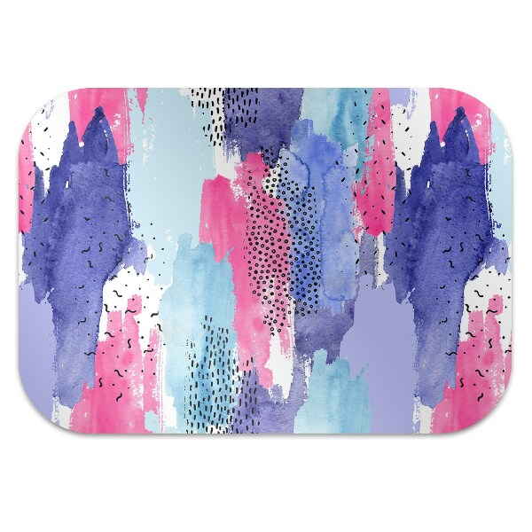 Tapis protection sol Aquarelle d'abstraction