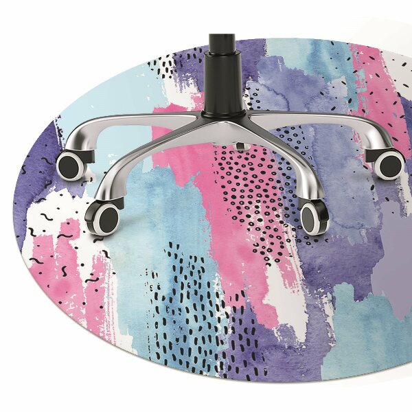 Tapis protection sol Aquarelle d'abstraction