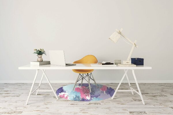 Tapis protection sol Aquarelle d'abstraction