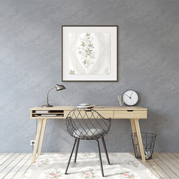 Tapis de chaise Papier peint rétro