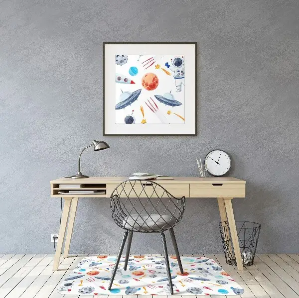 Tapis pour chaise de bureau Astronaute