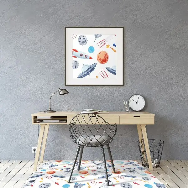 Tapis pour chaise de bureau Astronaute