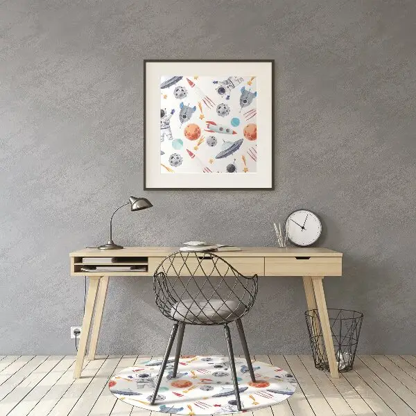 Tapis pour chaise de bureau Astronaute