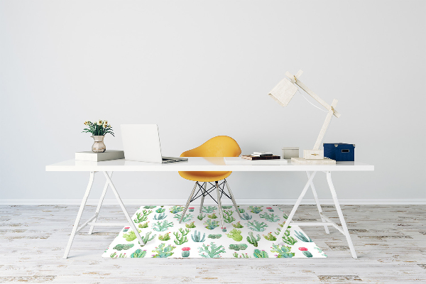 Tapis de chaise Petits cactus