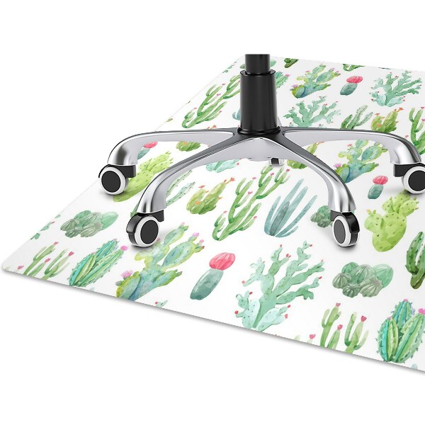 Tapis de chaise Petits cactus