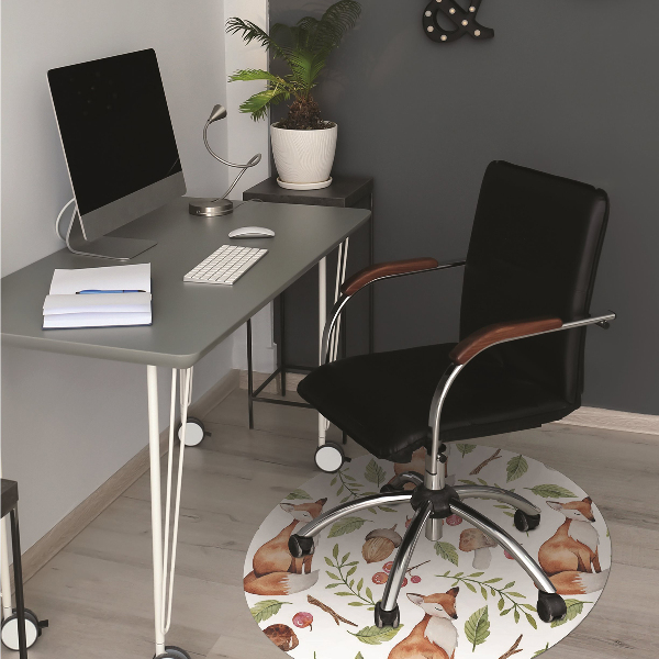 Tapis protège sol Fruits Fox et Forêt