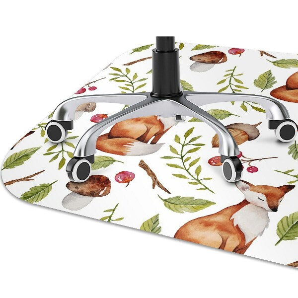 Tapis protège sol Fruits Fox et Forêt