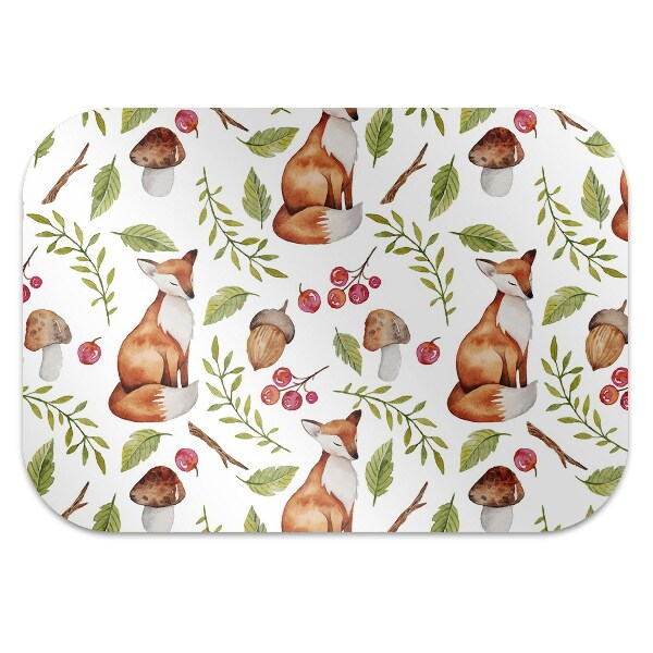 Tapis protège sol Fruits Fox et Forêt