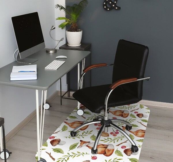 Tapis protège sol Fruits Fox et Forêt