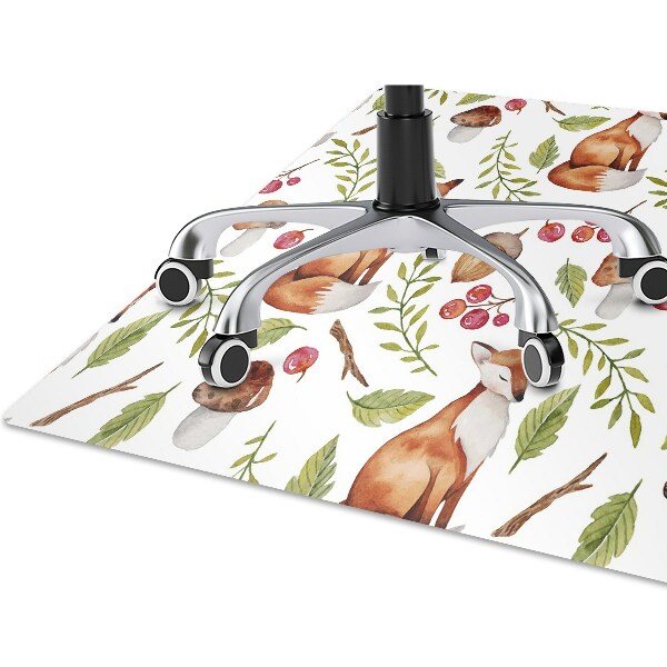 Tapis protège sol Fruits Fox et Forêt