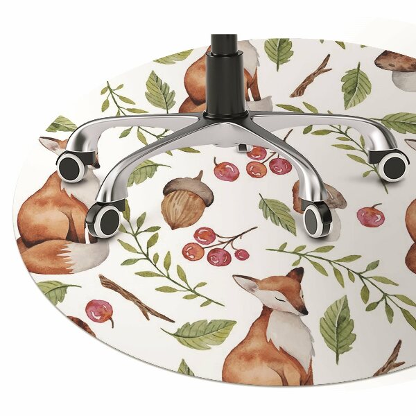 Tapis protège sol Fruits Fox et Forêt