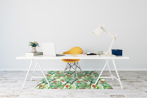 Tapis protège sol Feuilles hawaïennes