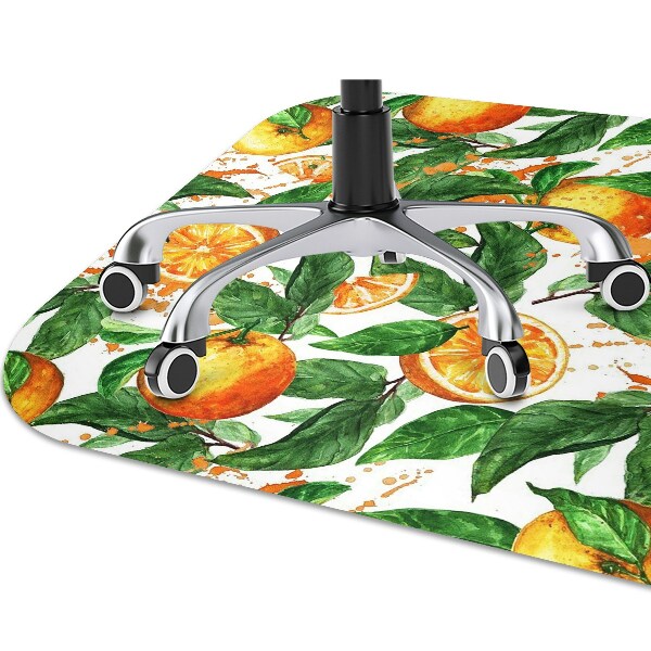 Tapis pour chaise de bureau Des oranges