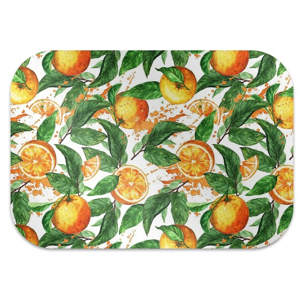 Tapis pour chaise de bureau Des oranges