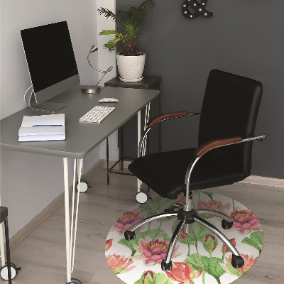 Tapis fauteuil bureau Lotus part