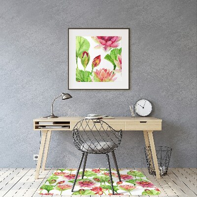 Tapis fauteuil bureau Lotus part