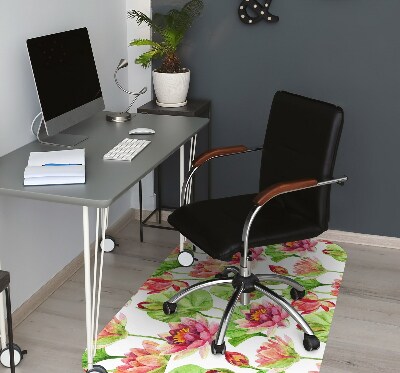 Tapis fauteuil bureau Lotus part