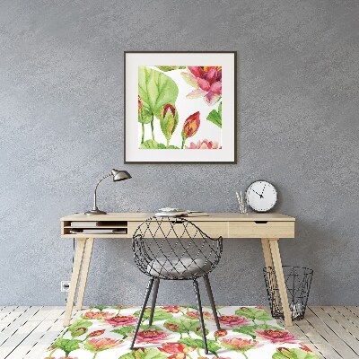 Tapis fauteuil bureau Lotus part