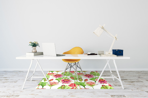 Tapis fauteuil bureau Lotus part