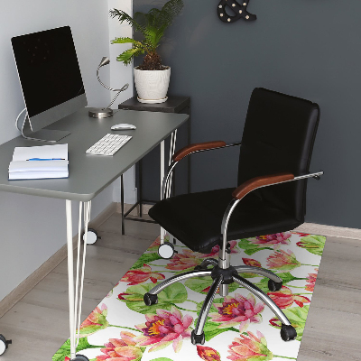 Tapis fauteuil bureau Lotus part