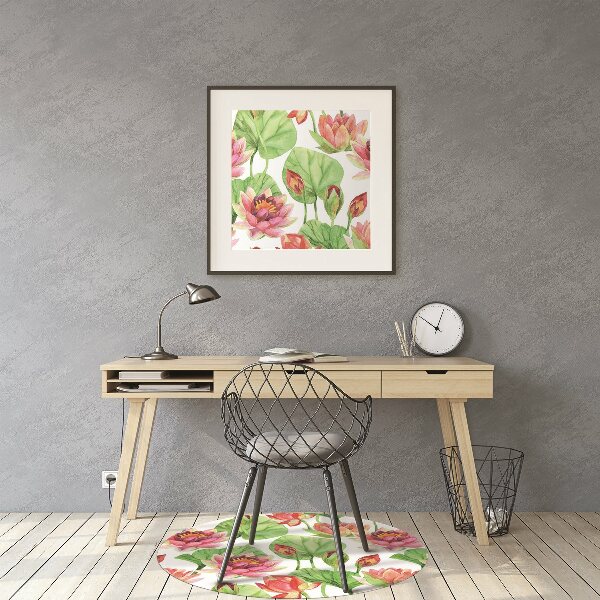 Tapis fauteuil bureau Lotus part