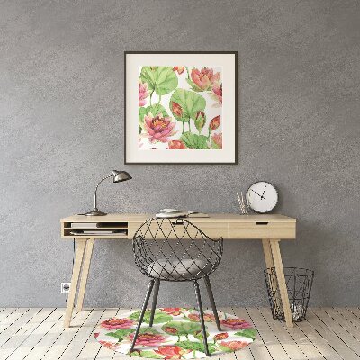 Tapis fauteuil bureau Lotus part